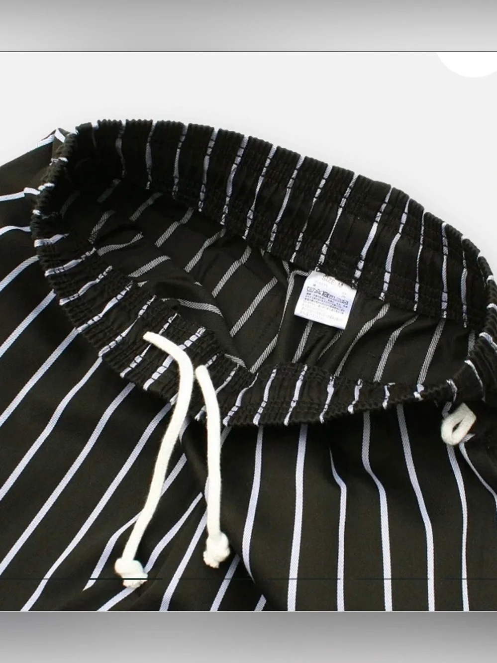 Cookman Chef Pants Stripe Black Size S Unisex - Picture 9 of 16